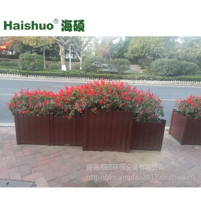 山東青島戶外防腐木花箱 廠家批發(fā)城市花箱 植物花卉種植可移動室外花槽價(jià)格 中國供應(yīng)商